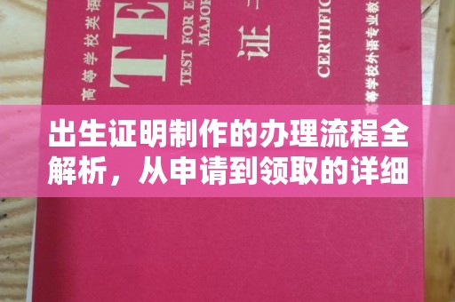 内蒙古出生证明制作的办理流程全解析，从申请到领取的详细指南